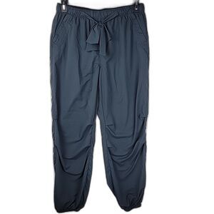 PASKHO Serene Joggers Pants Ultra Comfort Sash Tied Womens Large Gray Travel